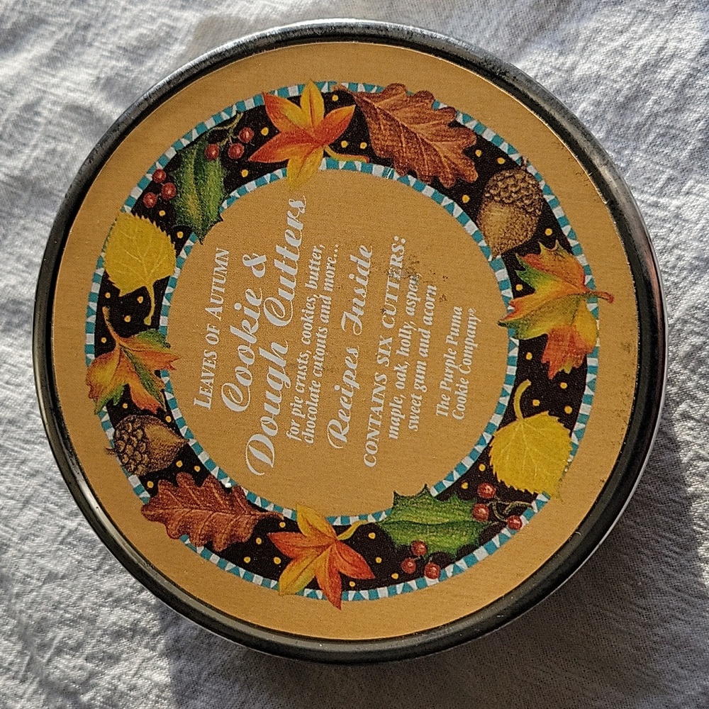 Leaves of Autumn Cookie or Pastry Cutters 1.5 to 2" Size. Purple Puma Cookie Co.